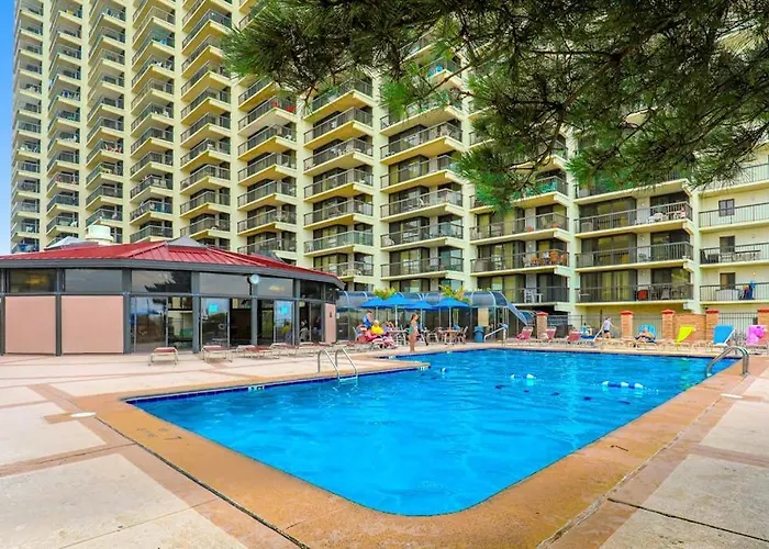 Beachfront With Balcony Pools Game Tennis Sauna & Gym Hébergement de vacances Ocean City
